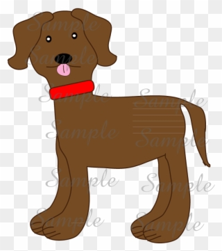 Wood Clipart Brown Object - Dog - Png Download