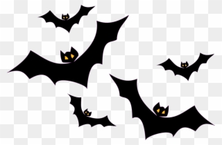 Creepy Clipart Bat - Halloween Png Transparent Png