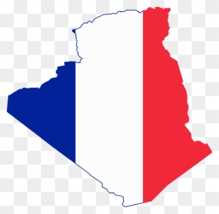 France Flag Png 10, Buy Clip Art - French Algeria Flag Map Transparent Png