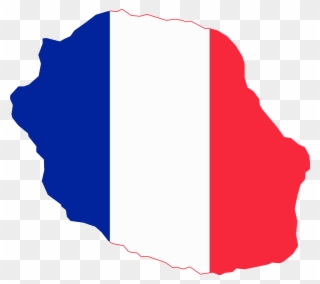 France Flag Png 16, Buy Clip Art - Reunion Flag Map Transparent Png