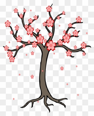 Cherry Blossom Cherry Tree Png Image - Tree Trunk Clipart Png Transparent Png