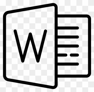 Microsoft Word Icon - Excel Sheet Icon White Clipart
