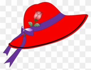 Red Hat Society Clip Art - Clipart Red Hat - Png Download