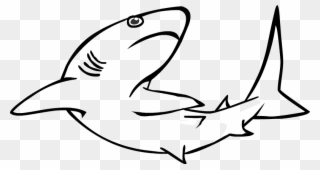Shark Coloring Book Clipart