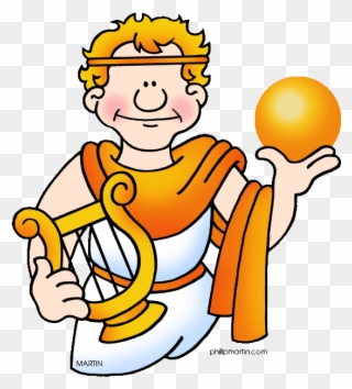 Greek Clipart Apollo God - Gods And Goddesses Clipart - Png Download