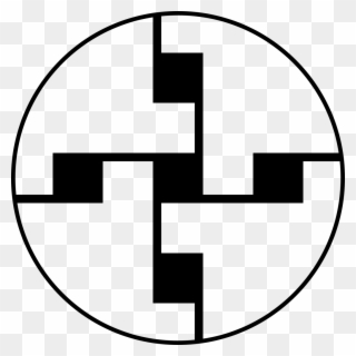 Swastika Design On Shield From The Thames - Design Clipart