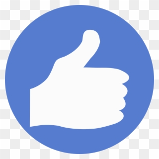 Election Thumbs Up Icon Circle Blue Iconset - Icon Of Thumbs Up Clipart