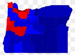 2016 County Township Map - Counties Legal Weed Oregon Clipart