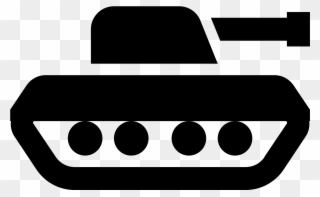 This Logo Indicates A War Vehicle Known As A Tank, - Tank Icon Clipart
