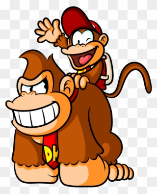 Donkey - Donkey Kong Cartoon Drawing Clipart