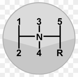 Stick Shift Png - Manual Gear Shift Diagram Clipart