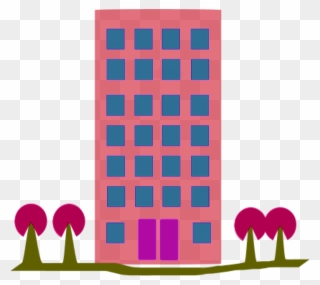 Trigonometry Height Of A Building Clipart