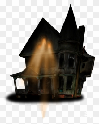 Halloween House Clip Art - Halloween Haunted House Png Transparent Png