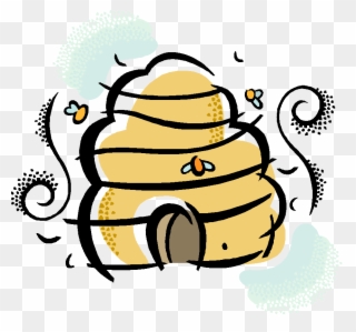 Bee Hive Clipart Face Cartoon - Press An Ear Against Its Hive - Png Download