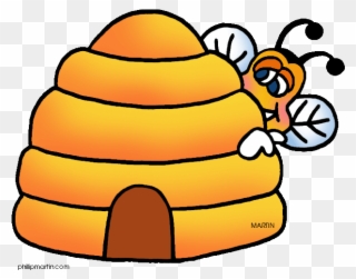 Utah Clipart - Honey Bee Hive Clip Art - Png Download