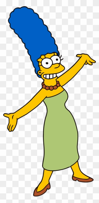 Download Marge Simpson Standing Clipart Marge Simpson - Marge Simpson No Background - Png Download