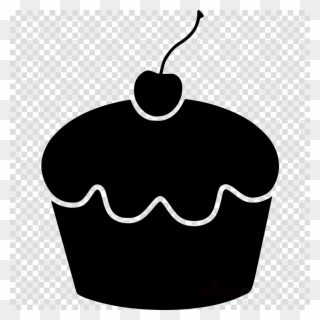 Cupcake With Candle Svg Clipart Cupcake American Muffins - Logo Da Gucci Dream League Soccer - Png Download
