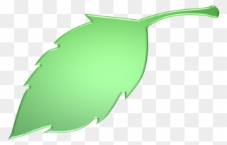 Green Leaf Clipart 1, Buy Clip Art - Leaf - Png Download