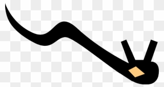 Vector Illustration Of Ancient Egyptian Slithering Clipart