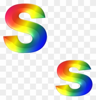 Images For Letters 4, Buy Clip Art - Rainbow O - Png Download