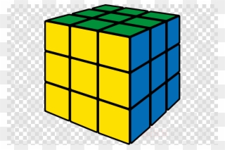 Rubik's Cube Grid Clipart Rubik's Cube Rubik's Puzzles - Top Hat Transparent Background - Png Download