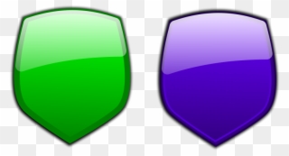 Free Glossy Shields 9 - Green Shield Vector Png Clipart
