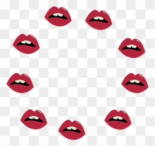 Love Cute Red Lips Redlips Crown Hot Sexy G7cheese'stim - Elsberry High School Clipart