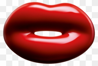 Red Hotlips Ring By Solange Azagury-partridge - Red Lip Ring Clipart