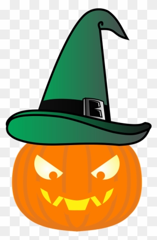 Free Download Pumpkin Clipart Jack O' Lantern Pumpkin - Abobora Com Chapeu Halloween Png Transparent Png