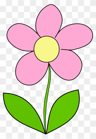 Free Vector Graphic - Clip Art Pink Flower - Png Download