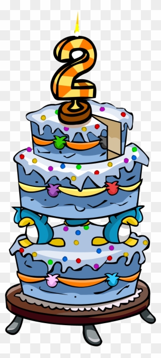 2nd Birthday Cake Png Clipart