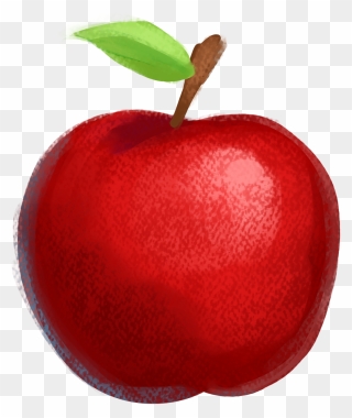 Apple Fruit Png 10, Buy Clip Art - Apple Drawing With Colour Transparent Png