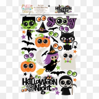 Miss Kate Designs Halloween Night Paper Die Cuts For Clipart