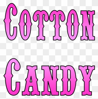 Cotton Candy Images - Cotton Candy Png Font Clipart