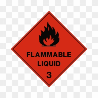 Extremely Flammable Label, Highly Flammable Label - Dg Class 3 Label Clipart
