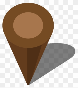 Location Map Pin Brown7 - Icon Location Png Brown Clipart