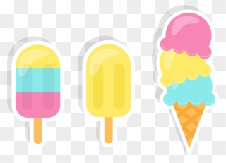 Ice Cone Drawing Sticker Transprent Png Free - Ice Cream Clipart