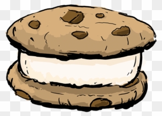 Ice Cream Clipart Sandwhich - Ice Cream Sandwich Clip Art - Png Download