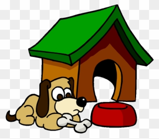 Cartoon Dog House Clipart Dog Christian Clip Art Clip - Dog At Home Clipart - Png Download