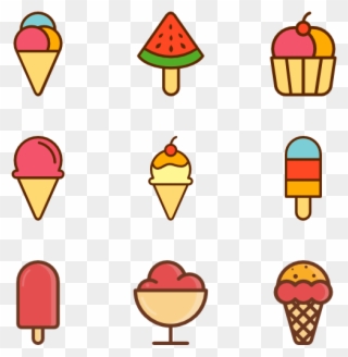 Ice Clipart Ice Drop - Ice Cream Icons Png Transparent Png