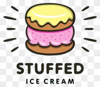 Stuffed Ice Cream Food Truck - Stuffed Ice Cream Clipart