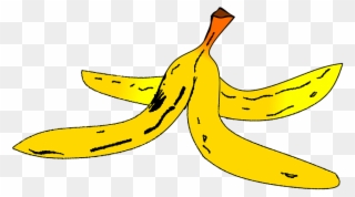 Banana Peel Cliparts 1, Buy Clip Art - Banana Drawing Peel Small - Png Download