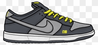 The Swoosh Definitely Did This One For The Real Hip-hop - Shoe Clipart