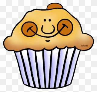 Muffin Clipart Face - Chocolate Muffin Clip Art - Png Download