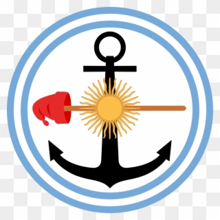 Roundel Of Argentina - Insignia Naval Argentina Clipart