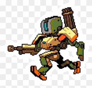 Pixel Art Bastion Overwatch - Overwatch Null Sector Bastion Clipart