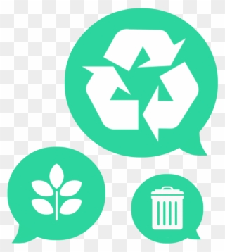 Trash Talk - Recycle Cans And Bottles Sign Clipart