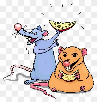 2 Rat Cartoon Clipart Brown Rat Clip Art - Coles And Woolworths Duopoly - Png Download