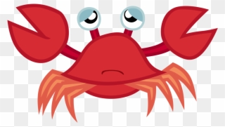 Seafood Graphic Royalty Free Sad Huge - Clip Art Sad Crab - Png Download