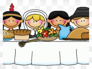 Native American Clipart Feast - Clip Art Thanksgiving Feast - Png Download